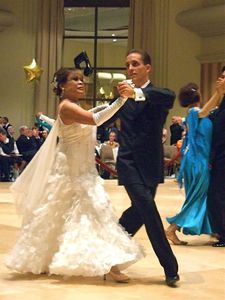 Where would dance competitions held for the style of Waltz?