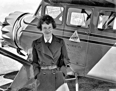 The first female pilot to command a commercial airliner was from which airline?