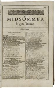 What is the name of the playwright who wrote 'A Midsummer Night's Dream'?