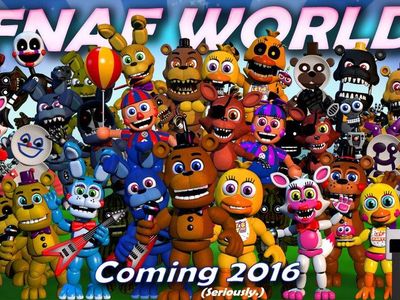 What is the secret ending in fnaf world?