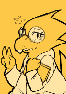 When do you see Alphys?