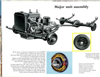 What is the primary component of a truck's braking system?