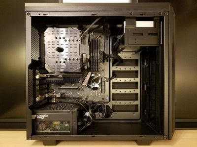 Which type of computer case is designed to provide more efficient airflow?