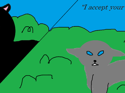 Bonus: Who is Bluestar's daughter's apprentice?  I drew this picture.