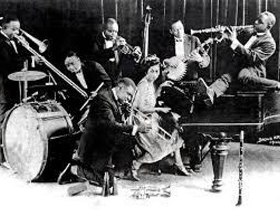 What is a 'Big Band' in jazz terminology?