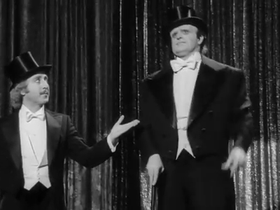 In the Mel Brookes movie, "Young Frankenstein", what song did Dr. Frankenstein and the Monster sing?