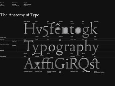 What is a typeface?