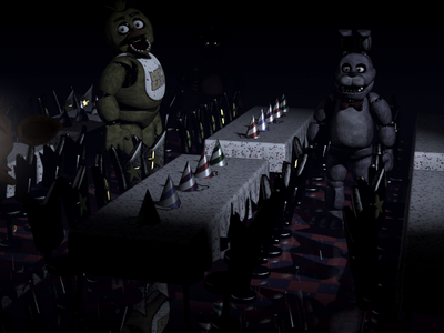 What happens when an animatronic finds you in FNaF?