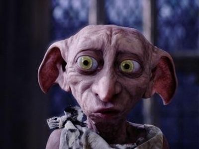 What house elf breaks into Harry's room in Chamber of Secrets?