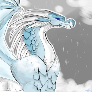 What makes Moon stand out against the other dragons? (medium)