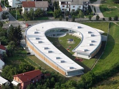 Segrt Hlapic Kindergarten in Sesvete , Zagreb, Croatia. 