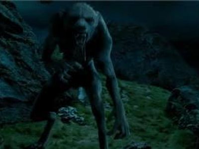 What was the name of the death eater who was also a werewolf and whenever Voldemort had murdered some one would also have the privilege to be fed the victims?