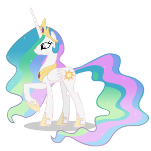 What is the name of Equestria's princess/ruler? (Hint: She was Twilight Sparkles mentor)