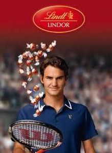 Last question. Who sponsors Lindor chocolate? I'll give you a few clues; it's a man, he is a famous tennis player!