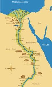 Which river was central to Ancient Egyptian civilization?