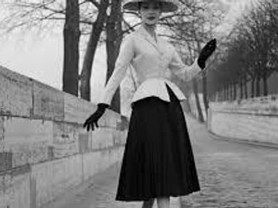 Which fashion house is credited with creating the 'New Look' in 1947?