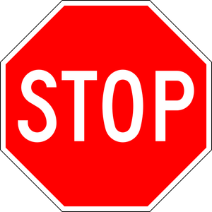 Which color is used for stop signs in most countries?