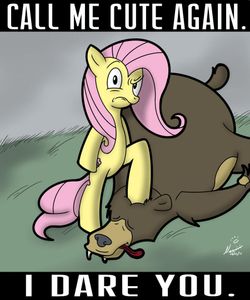 Is Fluttershy cute in this picture?