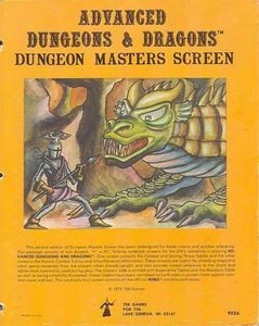 In Dungeons & Dragons, what is the name of the Dungeon Master's screen?