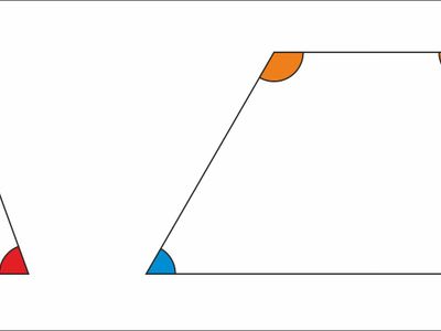 What is the sum of all angles in a triangle?