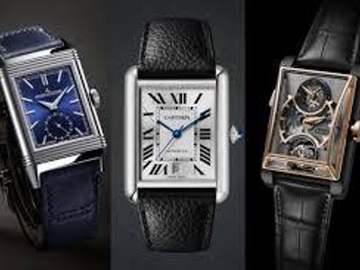 What is a watch's case typically made from in high-end models?