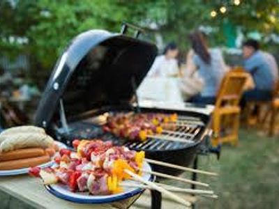 What does it mean to 'grill with lid closed'?