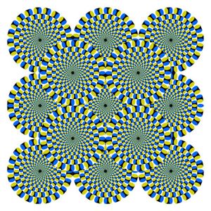 Does this picture seem to move?