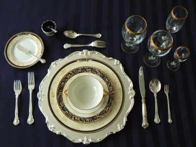 Which of the following is a common fine dining etiquette?