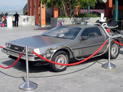 What classic car was featured in the movie 'Back to the Future'?