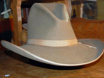 What type of hat is often associated with cowboys?