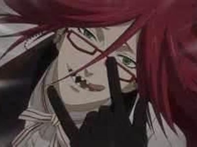 what is grell's fav saying  when he dose  this?