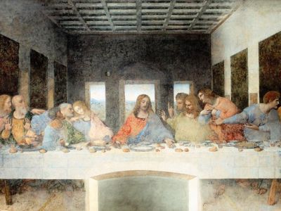 Who is known for painting the 'Last Supper' in Milan, Italy?