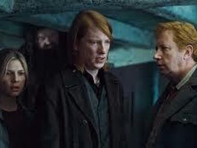 What was the name of the actor who played the member of the Weasley family who got married to Fleur Delecour in Harry Potter and the Deathly Hallows part1?