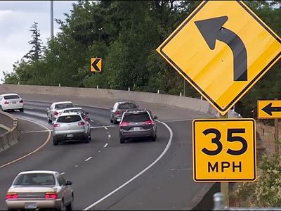 ODOT is installing a warning sign at the I-5/Highway 217 crash that's been the site of a string of accidents. How much does will the sign cost?