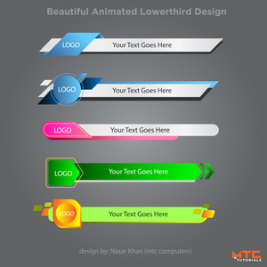 What is a lower third in motion graphics?