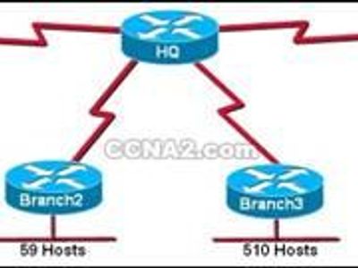 Refer to the exhibit. The corporate network that is shown has been assigned network 172.16.128.0/19 for use at branch office LANs. If VLSM is used, what mask should be used for addressing hosts at Branch4 with minimal waste from unused addresses?