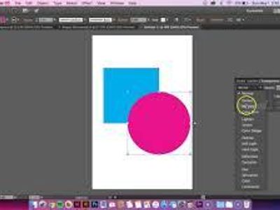 Which panel is used to adjust the color of a shape in Illustrator?