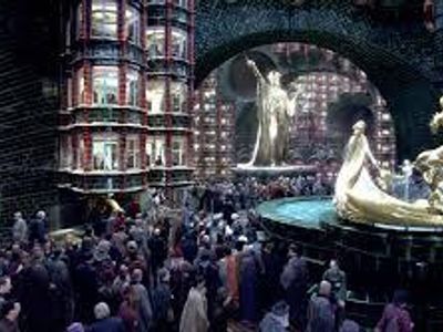 What was the name of the death eater who fooled the Ministry of Magic into making them all believe they was a good person by giving money to charity?