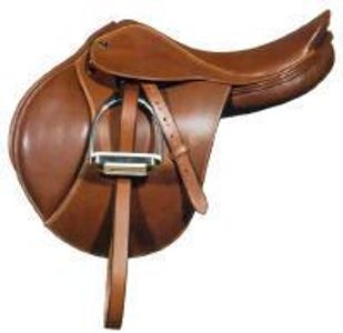 In a English saddle what part is the bump where your knee rests?