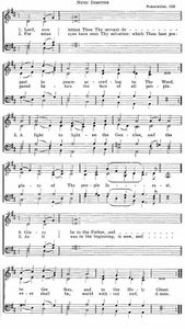 Which hymn is often sung to praise the Trinity?