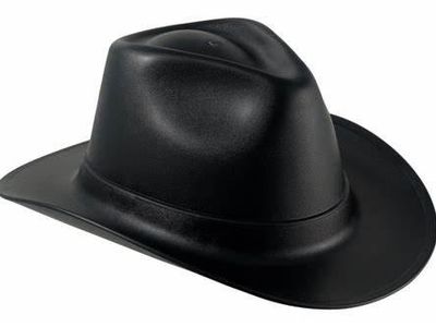 Which hat style features a small, round crown and a brim that slopes down on all sides?