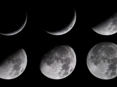 What do we call the different shapes of the Moon that we see?