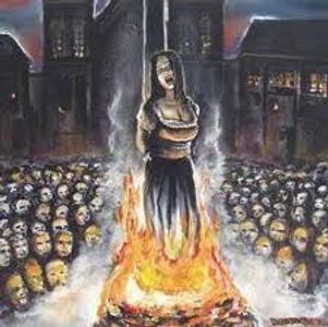 Which witch enjoyed being burned so much that she allowed herself to be burned no less than 47 times under various different disguises?