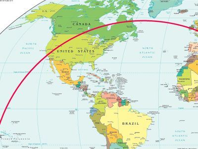 What is the longest international flight route?