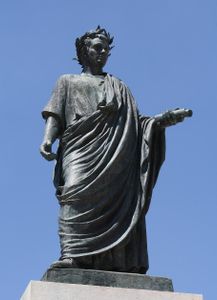 Which famous ancient Roman poet is known for his satirical poems called 'Satires'?