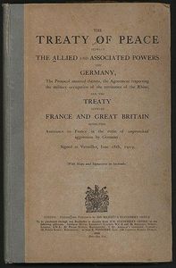 Which treaty officially ended World War I?