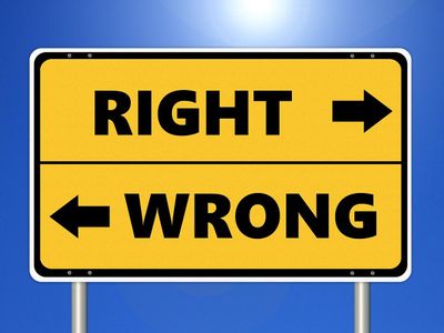 What is the study of right and wrong behavior called?