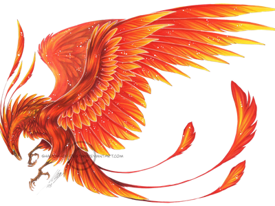 What symbol does a phoenix typically represent?