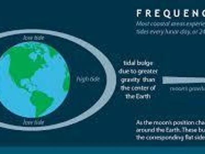 What causes ocean tides?