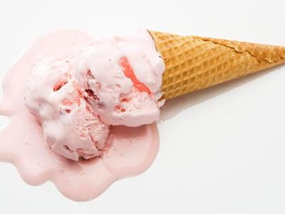 What's the best ice-cream eating strategy for when it's dripping all over the place?